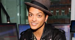 Bruno Mars in the Capitalfm Studios