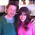 Jamie Oliver and Lucy from Heart Breakfast