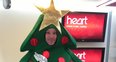 Toby Anstis as a Christmas tree