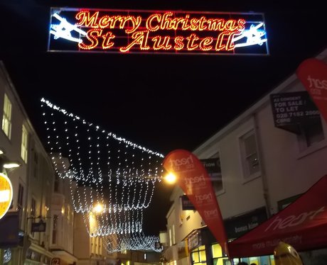 st austell christmas light switch on heart cornwall st austell christmas light switch on heart cornwall