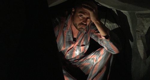 Jamie camping