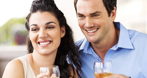 Couples Meal, Date Night, Restaurant, Sharing Food