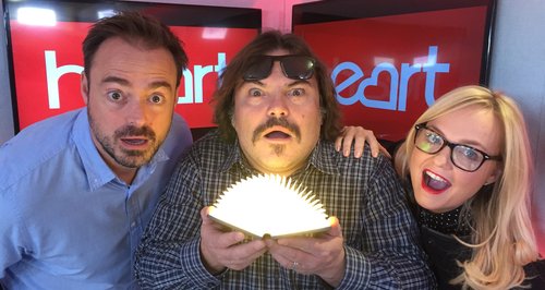 Jack Black with Jamie and Emma