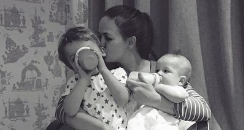 Giovanna Fletcher with her two sons