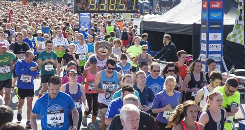 Half Marathon start line