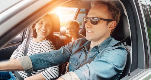 Family in Car