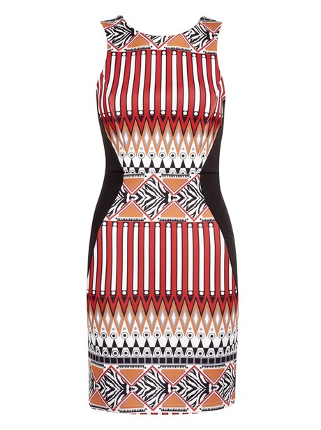 Tribal Print Dress - Stylist's Corner - Heart